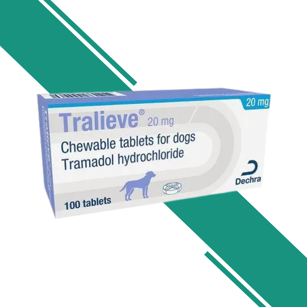 Tralieve Chewable Tablets for Dogs, 20mg – Priced per Tablet